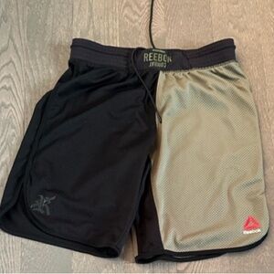 Black and Green Les Mills Body Combat Reebok Shorts